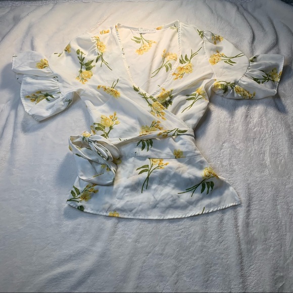 Cute Wrap Tie Top - Picture 3 of 10